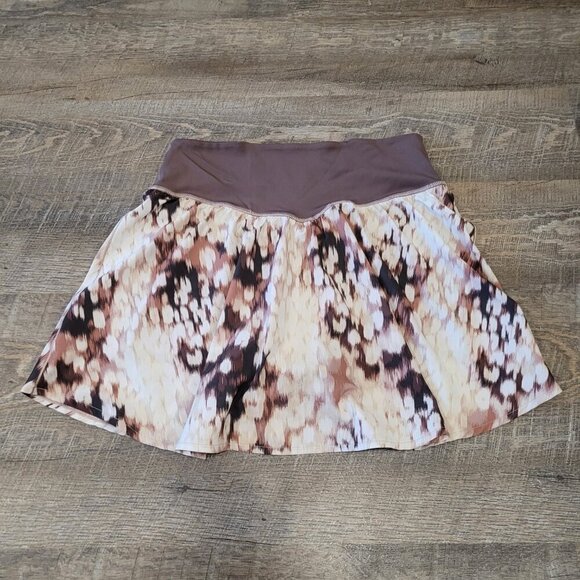 AERIE | Active Skort Patterned Skirt | Sz. L - Picture 6 of 7